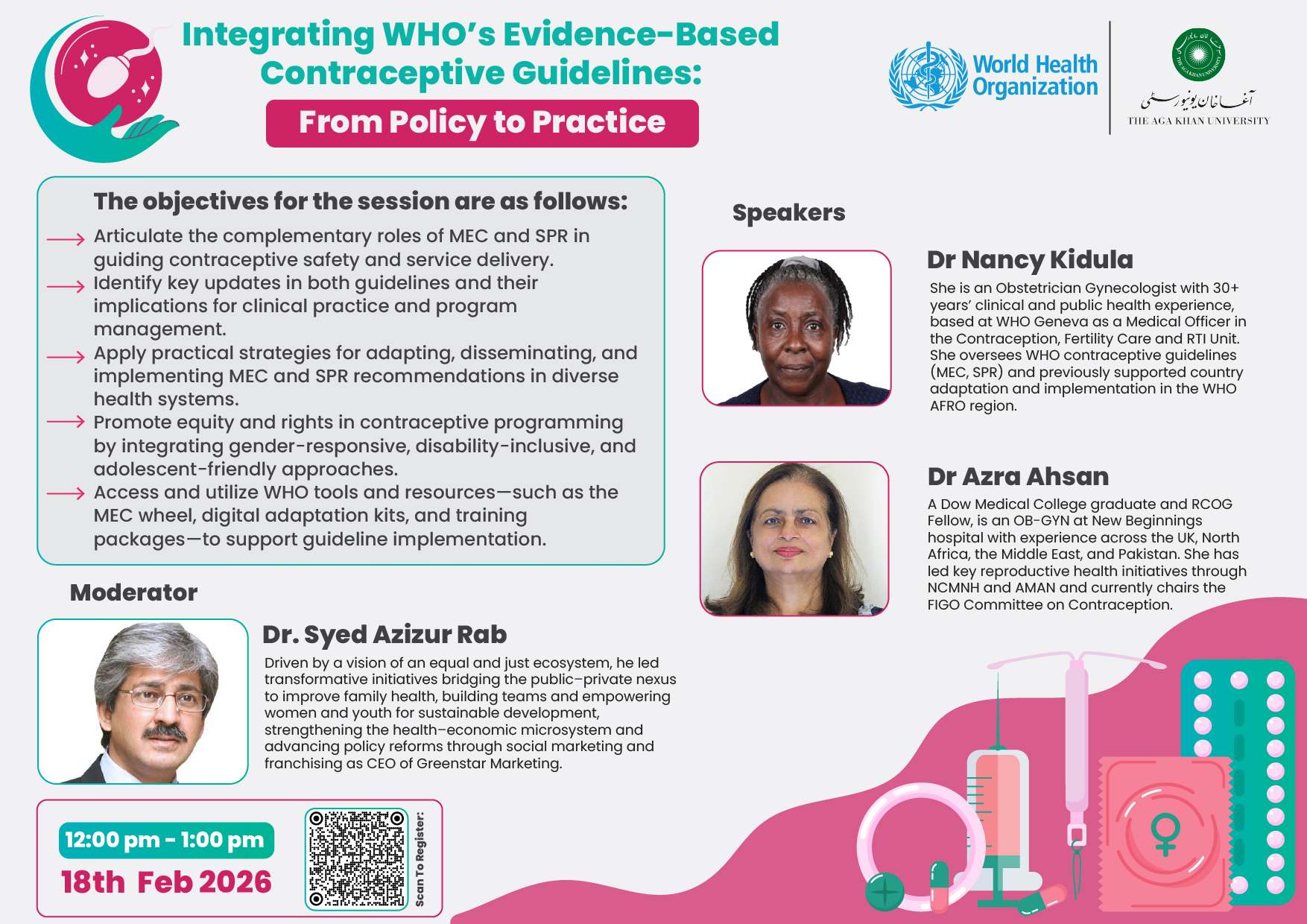 You are currently viewing Webinar-Integrating WHO’s Evidence-Based Contraceptive Guidelines